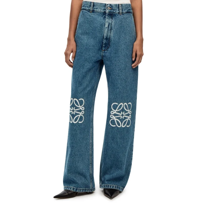 Loewe Pixel Collection Denim Pants Calça Loewe Denim Loewe Pixel Collection Denim Pants Calça Loewe Denim